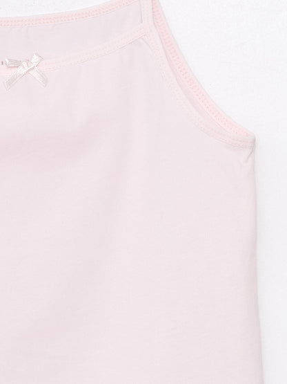 Square Neck Strap Girls Undershirt