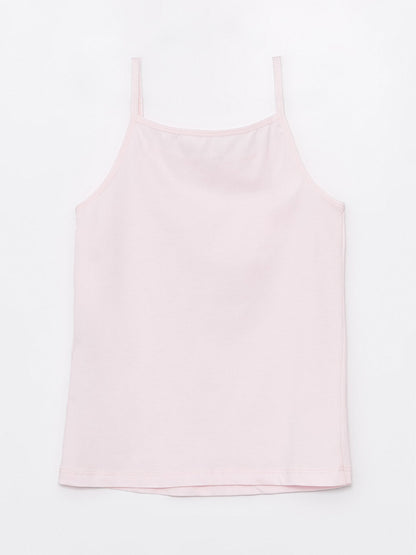 Square Neck Strap Girls Undershirt