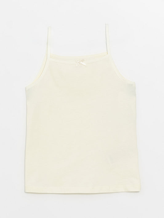 Square Neck Strap Girls Undershirt