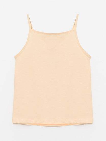 Square Neck Strap Girls Undershirt