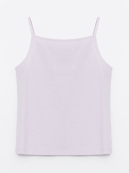 Square Neck Strap Girls Undershirt