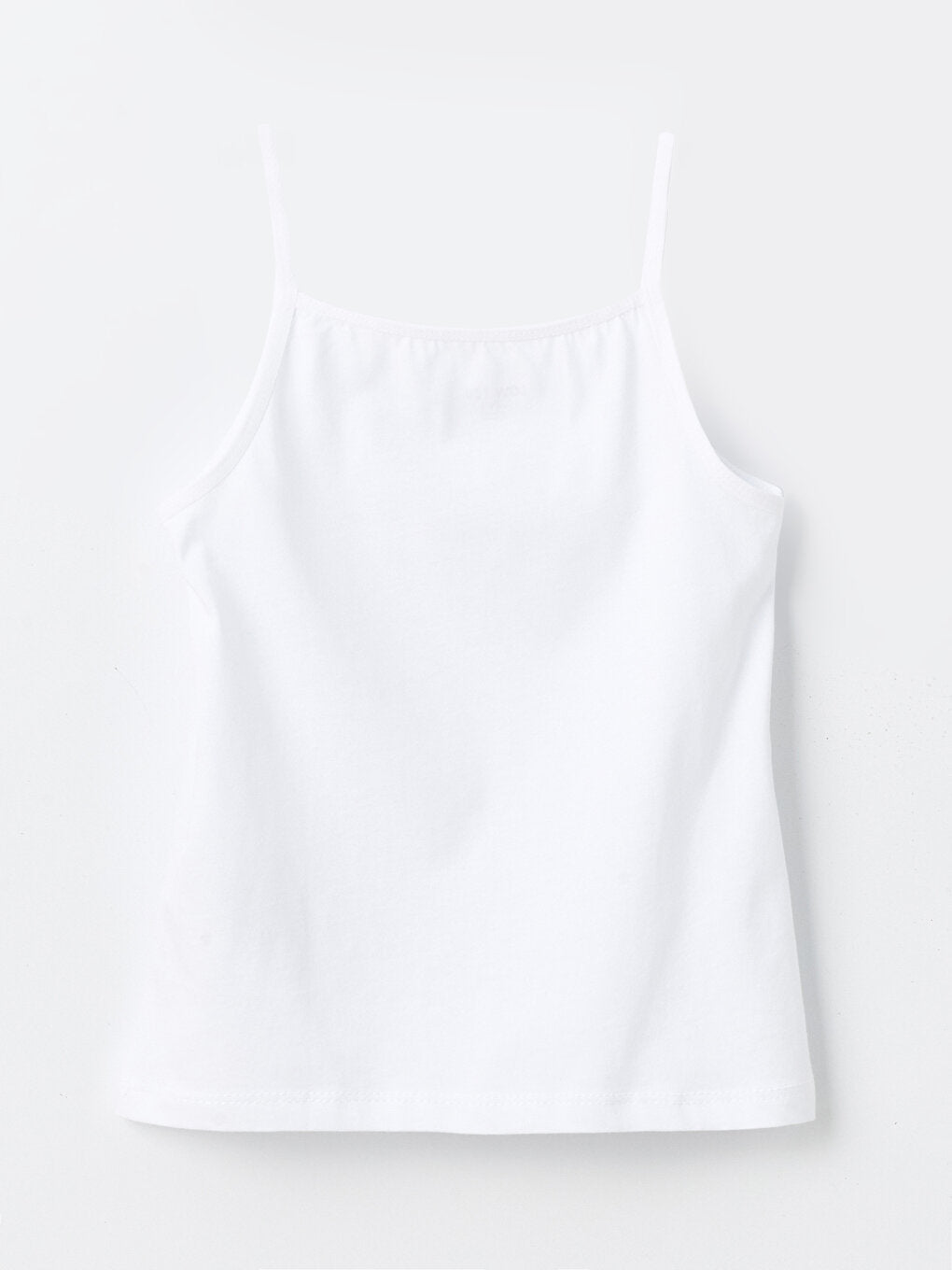 Square Neck Strap Girls Undershirt