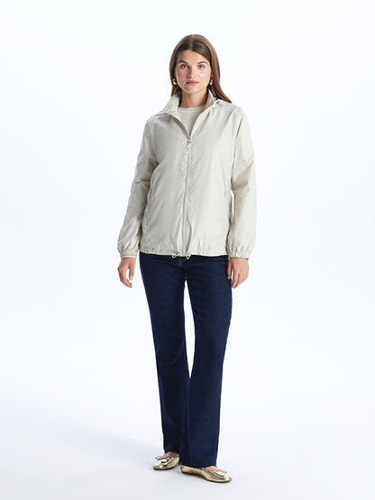 Women's Hooded Plain Raincoat