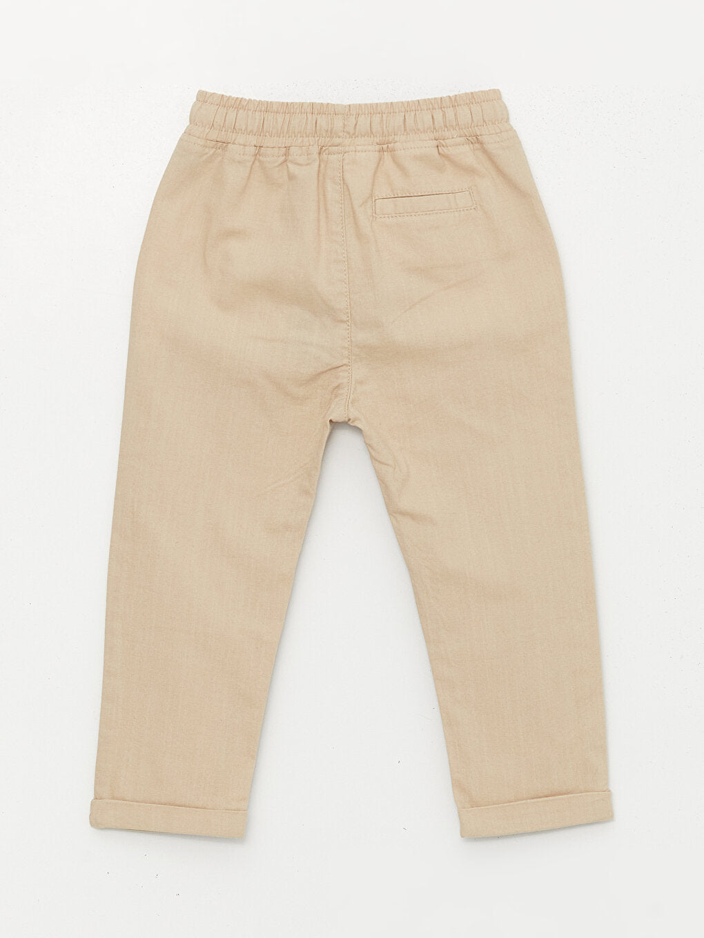 Basic Baby Boy Trousers with Elastic Waist