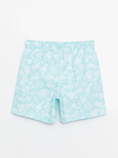 Printed Quick Drying Boys' Swim Shorts