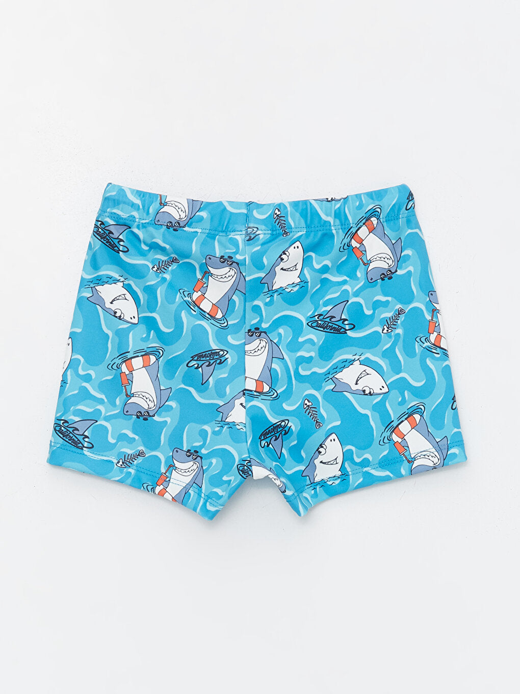 Printed Quick Drying Boys Boxer Swimsuit