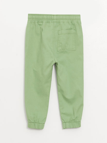 Basic Baby Boy Jogger Pants with Elastic Waist