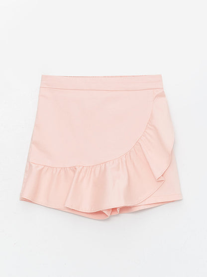 Girls' Shorts Skirt with Elastic Waist