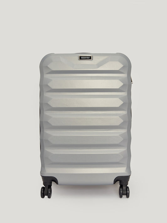 Medium Size Suitcase with Printed Lock Detail