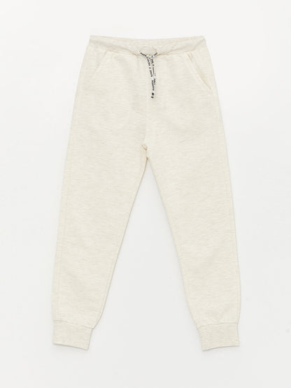 Basic Boy's Jogger Sweatpants with Elastic Waist