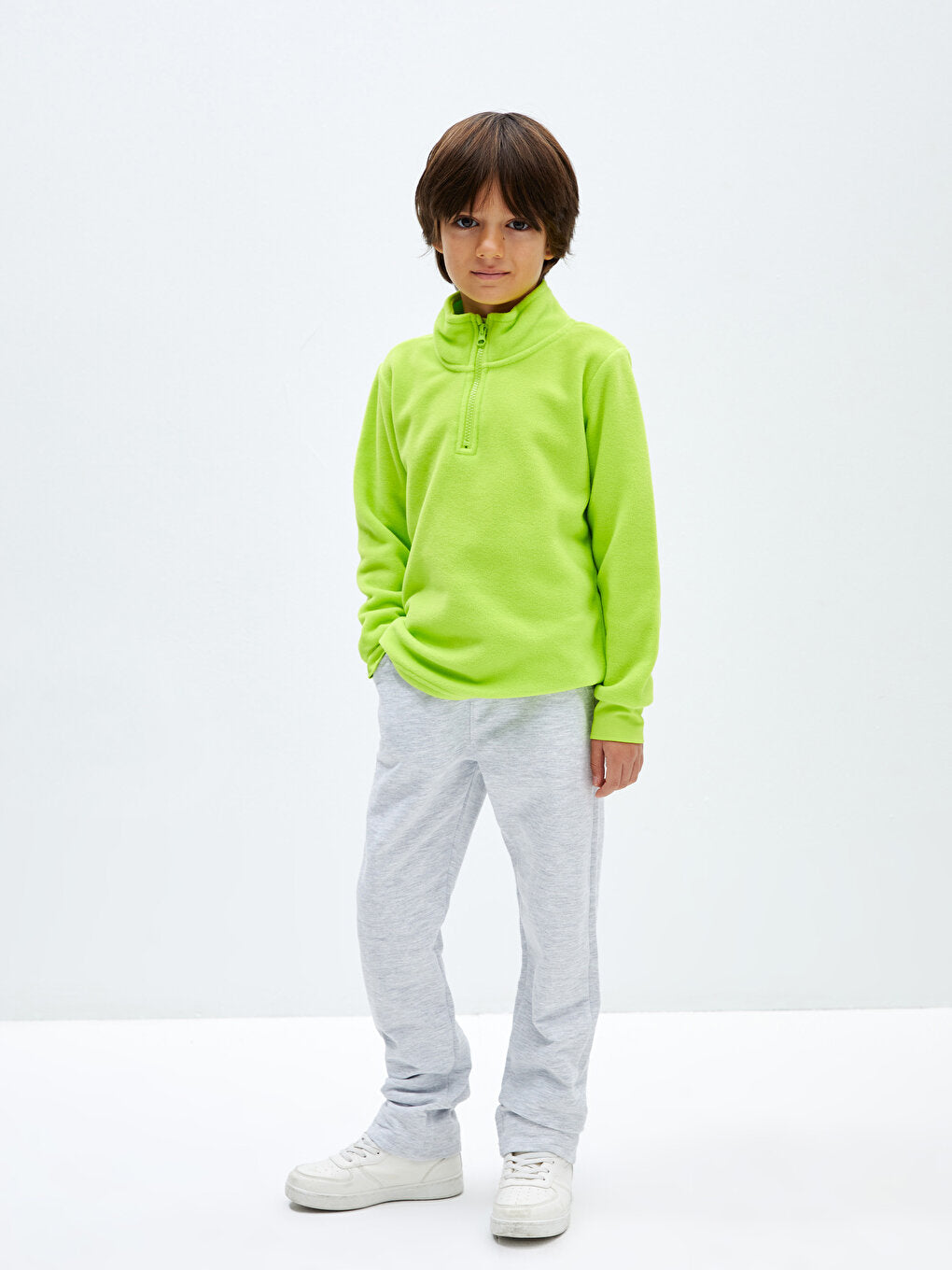 Basic Boy's Sweatpants with Elastic Waist