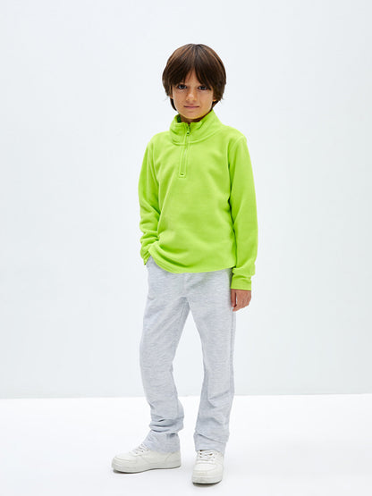 Basic Boy's Sweatpants with Elastic Waist