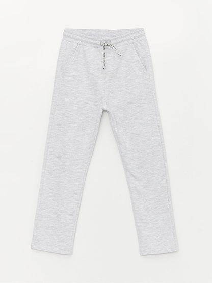 Basic Boy's Sweatpants with Elastic Waist