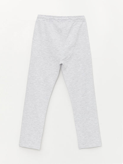 Basic Boy's Sweatpants with Elastic Waist