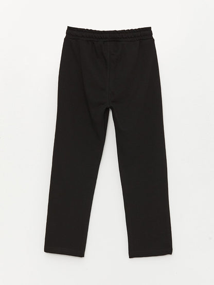 Basic Boy's Sweatpants with Elastic Waist