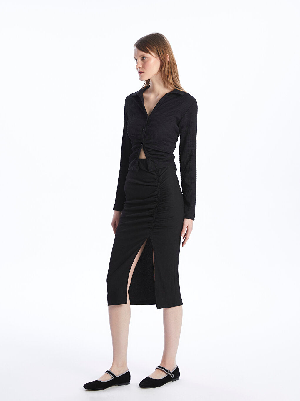 Women's Slim Fit Straight Skirt