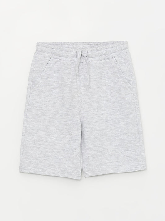 Basic Boys' Shorts with Elastic Waist