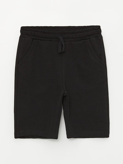 Basic Boys' Shorts with Elastic Waist