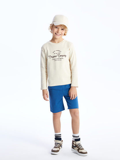 Basic Boys' Shorts with Elastic Waist