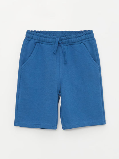 Basic Boys' Shorts with Elastic Waist