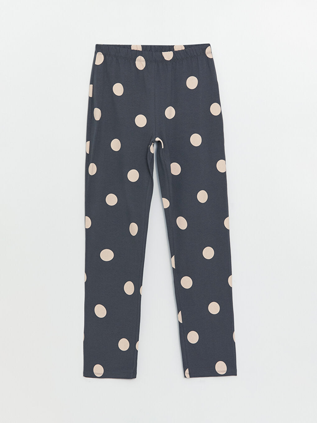 Shirt Collar Polka Dot Long Sleeve Maternity Pajama Set