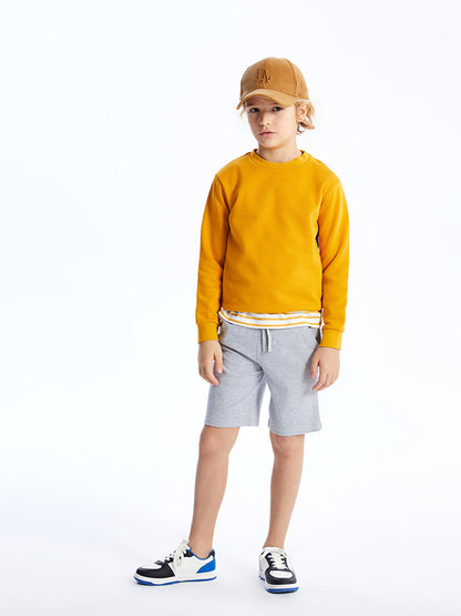 Basic Boys' Shorts with Elastic Waist