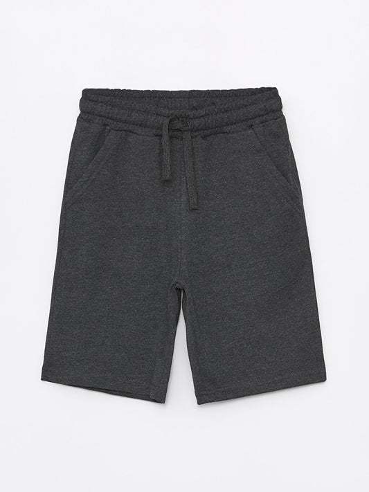 Basic Boys' Shorts with Elastic Waist