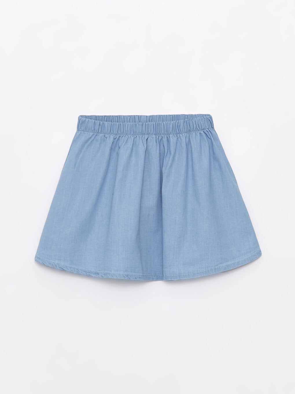 Girls' Jean Skirt with Elastic Waist