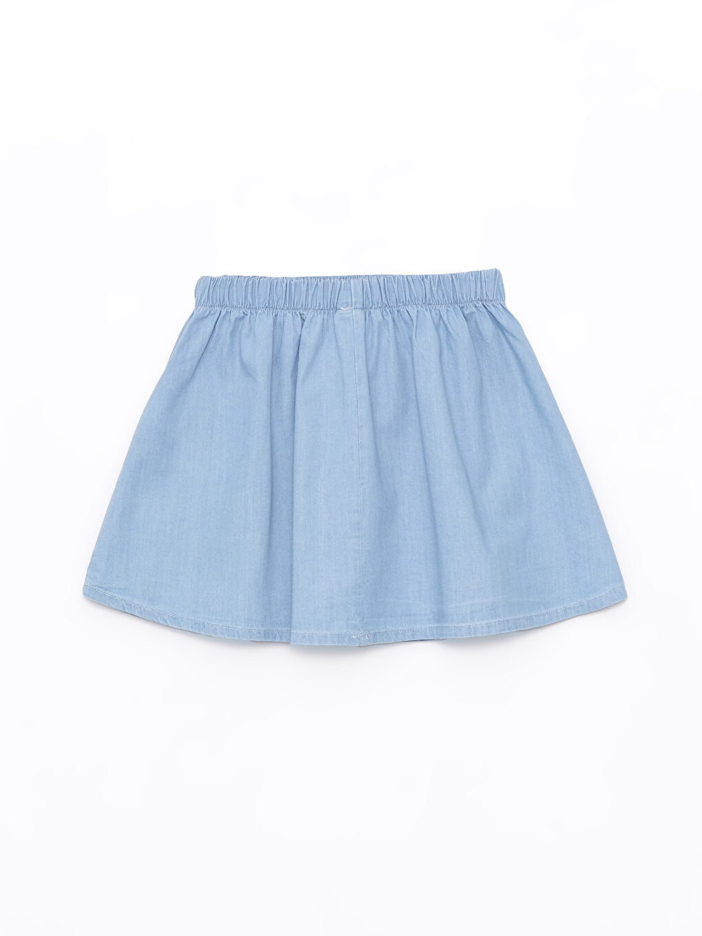 Girls' Jean Skirt with Elastic Waist