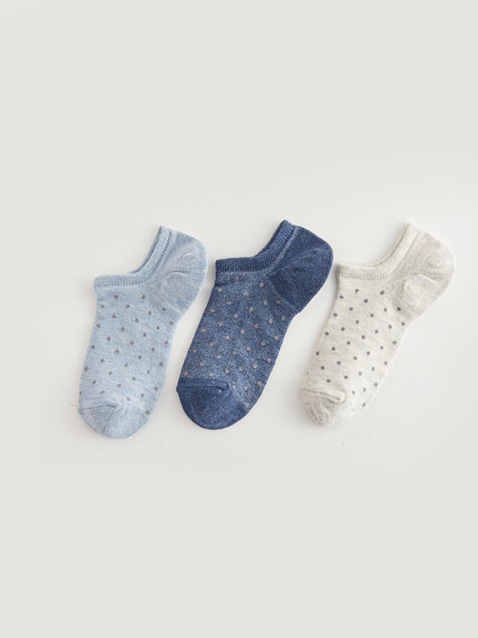 Polka Dot Women's Booties Socks Pack of 3