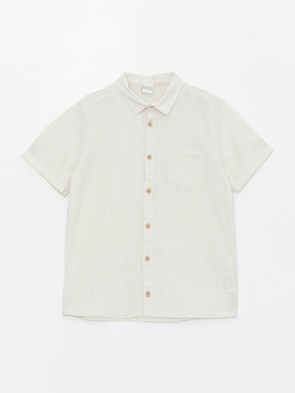 Linen Blend Boy's Shirt