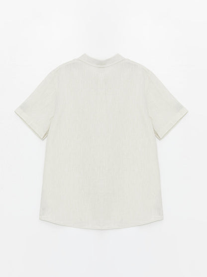 Linen Blend Boy's Shirt