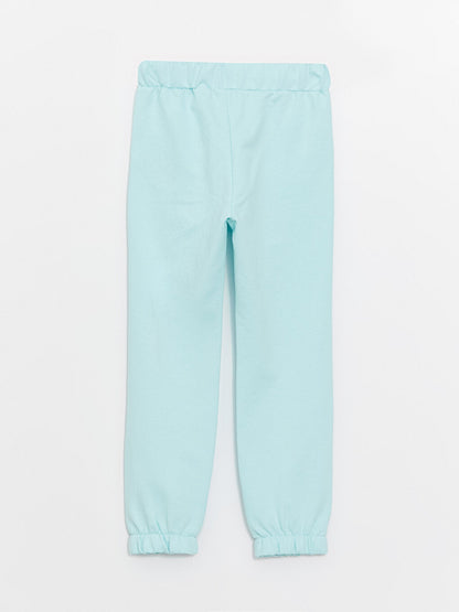 Basic Girl's Jogger Sweatpants with Elastic Waist