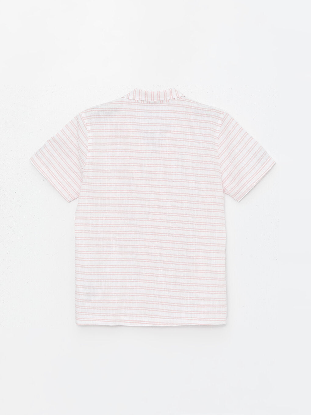 Striped Short Sleeve Boy Shirt