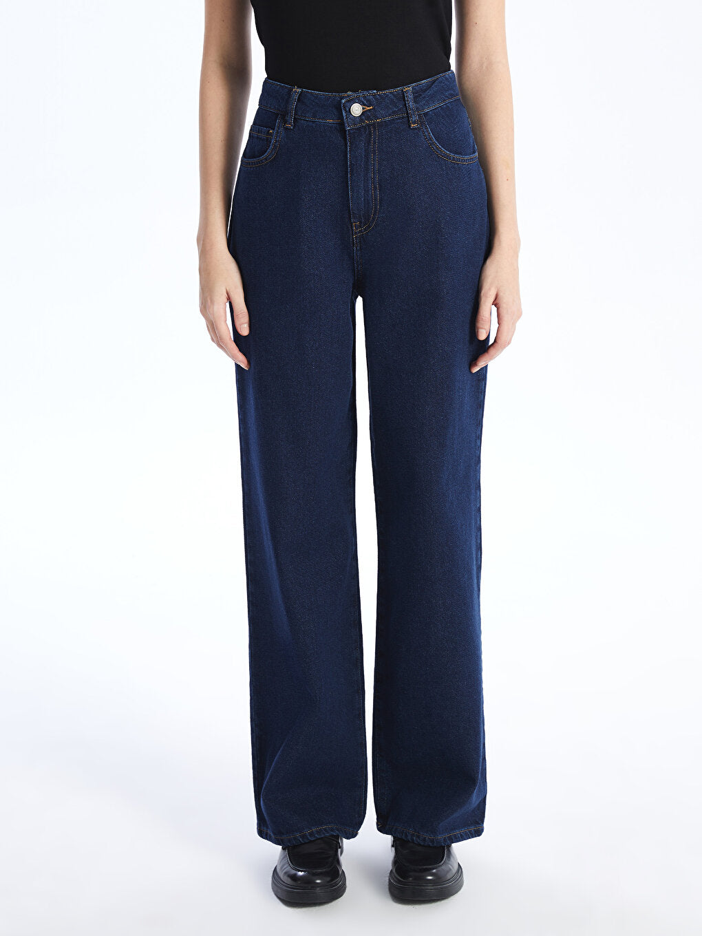 Wideleg Women's Jean Trousers