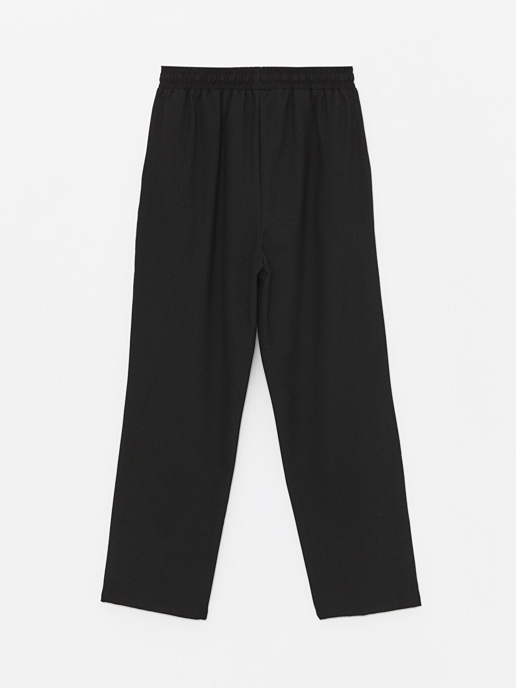 Women's Elastic Waist Straight Trousers