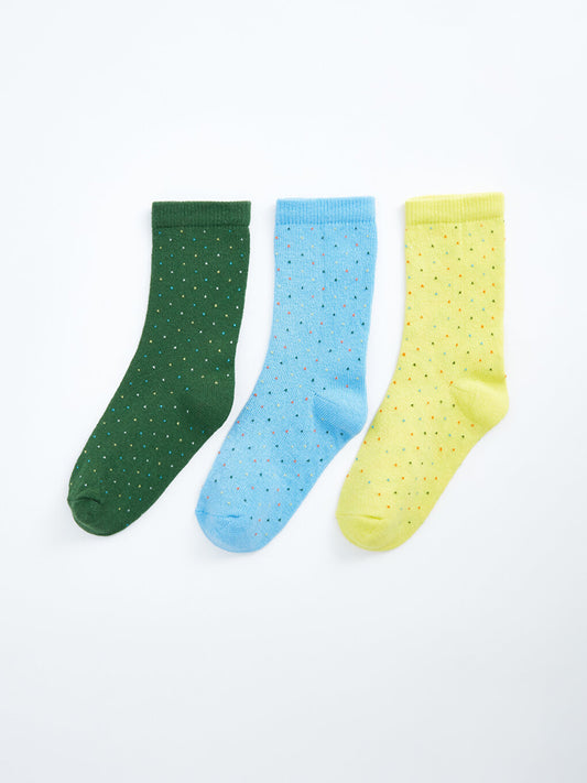 Patterned Boy Socks 3-pack