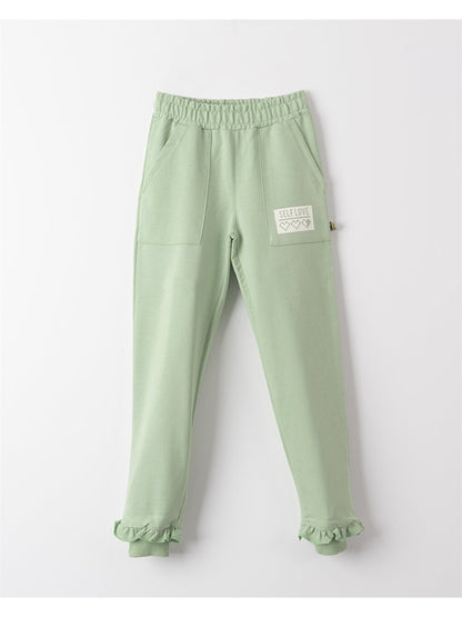 Girls' Elastic Waist Jogger Sweatpants