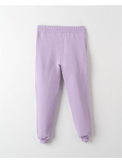 Girls' Elastic Waist Jogger Sweatpants